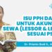 Isu PPh dan PPN untuk Akuntansi Sewa (Lessor & Lessee) sesuai PSAK 73