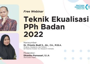 Teknik Ekualisasi PPh Badan 2022