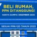 Beli rumah pajak ditanggung pemerintah