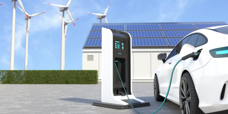 Ilustrasi kendaraan elektrik